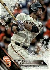 Brandon Belt [Metallic Snowflake] #HMW189 Baseball Cards 2016 Topps Holiday Prices