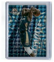 Zion Williamson [Mosaic] Basketball Cards 2020 Panini Mosaic Elevate Prices