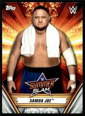 Samoa Joe Wrestling Cards 2019 Topps WWE SummerSlam Prices