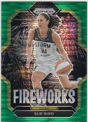 Sue Bird [Green Pulsar] #14 Basketball Cards 2023 Panini Prizm WNBA Fireworks Prices