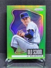 Nolan Ryan [Lime Green Prizm] #OS-1 Baseball Cards 2022 Panini Prizm Old School Prices