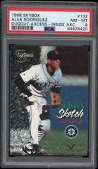 Alex Rodriguez [Inside] #132 Baseball Cards 1998 Skybox Dugout Axcess Prices