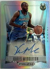 Khris Middleton [Silver Prizm] #FS-KHM Basketball Cards 2021 Panini Prizm Flashback Signatures Prices
