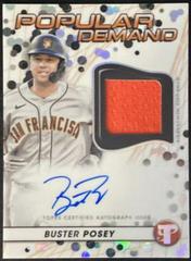 Buster Posey #DPAR-BP Baseball Cards 2023 Topps Pristine Popular Demand Autograph Relic Prices