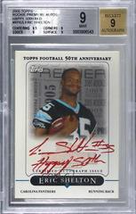 Eric Shelton [Red] #RP-ES Football Cards 2005 Topps Rookie Premiere Autograph Prices