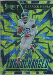 Derrick Henry [Gold] #TUR-20 Football Cards 2021 Panini Select Turbocharged Prices