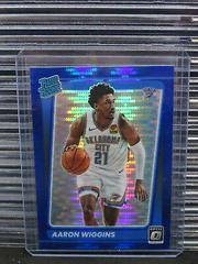 Aaron Wiggins [Blue Pulsar] #191 Basketball Cards 2021 Panini Donruss Optic Prices