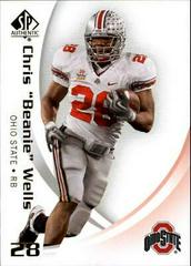 Chris Wells #23 Football Cards 2010 SP Authentic Prices