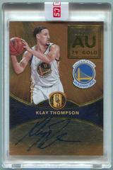 Klay Thompson Basketball Cards 2016 Panini Gold Standard AU Autographs Prices