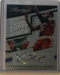 Khris Middleton Bonus Shots Autograph Plus #21 Basketball Cards 2014 Panini Prestige Prices