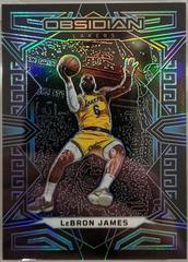 LeBron James [Blue] Basketball Cards 2022 Panini Obsidian Prices