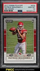 Patrick Mahomes II [3rd Down] Football Cards 2017 Panini Playoff Prices
