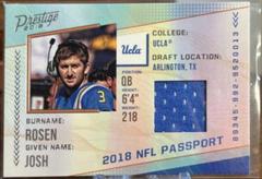 Josh Rosen #PP-JR Football Cards 2018 Panini Prestige NFL Passport Prices