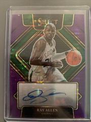 Ray Allen [Purple Pulsar] Basketball Cards 2021 Panini Select Signatures Prices