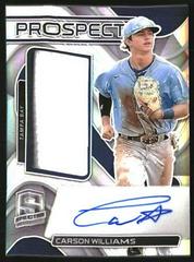 Carson Williams Baseball Cards 2022 Panini Chronicles Spectra Prospect Jersey Autographs Prices