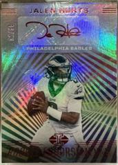 Jalen Hurts [Red] #RE7 Football Cards 2020 Panini Illusions Rookie Endorsements Autographs Prices