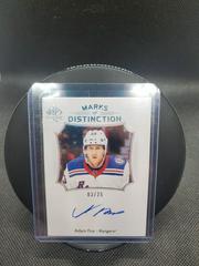 Adam Fox Hockey Cards 2021 SP Authentic Marks of Distinction Autographs Prices