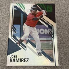 Jose Ramirez [Green] #3 Baseball Cards 2021 Panini Chronicles Elite Prices