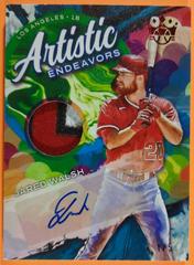 Jared Walsh [Red] Baseball Cards 2022 Panini Diamond Kings Artistic Endeavors Material Signatures Prices