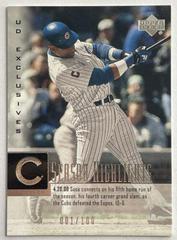 Sammy Sosa #264 Baseball Cards 2001 Upper Deck Prices