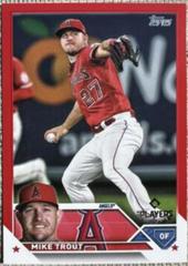 Mike Trout [Clear] #27 Baseball Cards 2023 Topps Prices