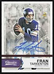 Fran Tarkenton [Autograph Bronze] #144 Football Cards 2016 Panini Classics Prices