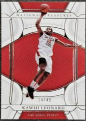 Kawhi Leonard #20 Basketball Cards 2022 Panini National Treasures Collegiate Prices