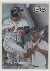Rafael Devers [Class 2] #1 Baseball Cards 2018 Topps Gold Label Prices