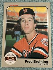 Fred Breining Baseball Cards 1983 Fleer Prices