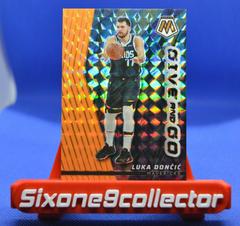 Luka Doncic [Orange Fluorescent] #5 Basketball Cards 2022 Panini Mosaic Give and Go Prices