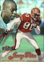 Jerry Rice [Row 2] Football Cards 1998 Flair Showcase Prices