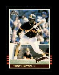Tony Gwynn #63 Baseball Cards 1985 Donruss Prices