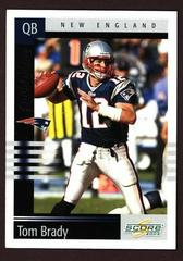 Tom Brady [Scorecard] Football Cards 2003 Panini Score Prices