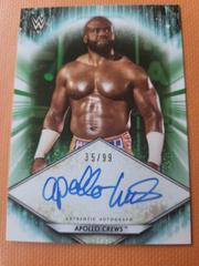 Apollo Crews [Green] Wrestling Cards 2021 Topps WWE Autographs Prices