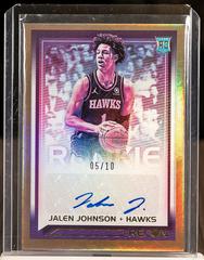 Jalen Johnson [Gold] Basketball Cards 2021 Panini Recon Rookie Signatures Prices