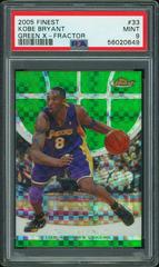 Kobe Bryant [Green X Fractor] #33 Basketball Cards 2005 Finest Prices