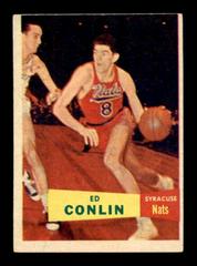 Ed Conlin #58 Basketball Cards 1957 Topps Prices