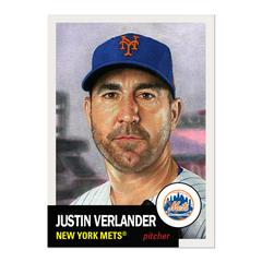 Justin Verlander Baseball Cards 2023 Topps Living Prices