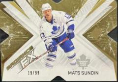 Mats Sundin [Gold] Hockey Cards 2022 SPx Radiance FX Prices