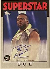 Big E [Silver] Wrestling Cards 2016 Topps WWE Heritage Autographs Prices