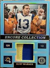 Kurt Warner [Sapphire] #EC-11 Football Cards 2022 Panini Encased Encore Collection Prices