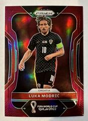 Luka Modric [Maroon] Soccer Cards 2022 Panini Prizm World Cup Prices