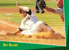 Matt Williams #95 Baseball Cards 1993 Score Select Prices