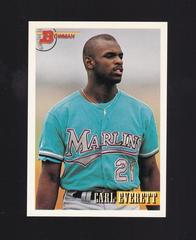 Carl Everett #94 Baseball Cards 1993 Bowman Prices