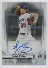 Dustin May [Refractor] Baseball Cards 2020 Bowman Sterling Rookie Autographs Prices