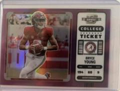 Bryce Young [Purple] #1 Football Cards 2023 Panini Chronicles Draft Picks Contenders Optic Prices