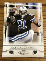 Calvin Johnson #33 Football Cards 2008 Playoff Prestige Prices