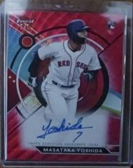 Masataka Yoshida [Red] #FA-MY Baseball Cards 2023 Topps Finest Autographs Prices