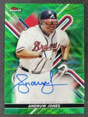 Andruw Jones [Green] #FA-AJO Baseball Cards 2022 Topps Finest Autographs Prices