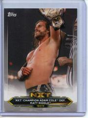 Adam Cole, Matt Riddle [Silver] Wrestling Cards 2020 Topps WWE NXT Prices
